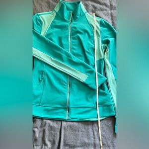 Lucy Aqua and Light Green Ski Jacket